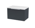 Hudson Reed Fluted 600mm Wall Hung Single Drawer Vanity With Laminate Top