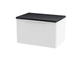 Hudson Reed Fluted 600mm Wall Hung Single Drawer Vanity With Laminate Top