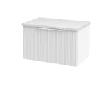 Hudson Reed Fluted 600mm Wall Hung Single Drawer Vanity Unit With Laminate Top