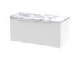 Hudson Reed Fluted 800mm Wall Hung Vanity Unit With Laminate Worktop