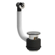 Stone Basin Waste With Brass Overflow - Chrome