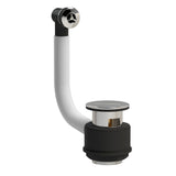 Stone Basin Waste With Brass Overflow - Chrome