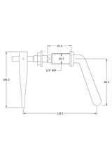 Ceramics Accessories Metal Universal Lever