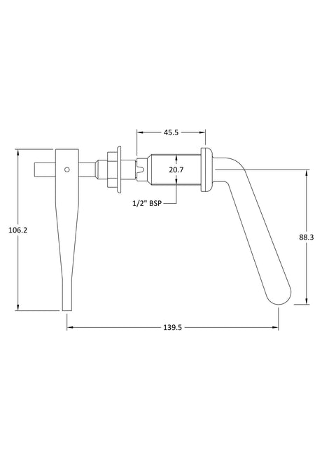 Ceramics Accessories Metal Universal Lever