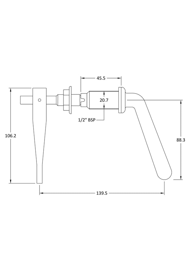 Ceramics Accessories Metal Universal Lever