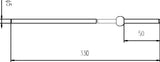 Extended Horizontal Rod