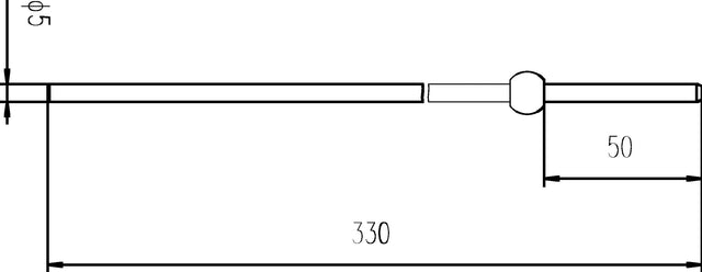 Extended Horizontal Rod