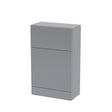 Fluted 500mm Floor Standing WC Unit