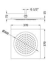Fixed Shower Heads Ceiling Tile Fixed Head