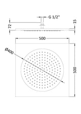 Fixed Shower Heads Ceiling Tile Fixed Head