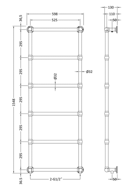 Countess 1550 x 600mm