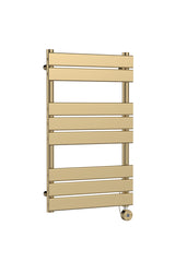 Electric Square Flat Towel Rail with 8 Bars, 840mm x 500mm