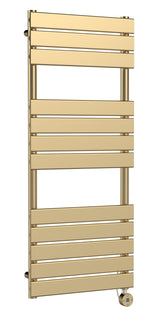 Electric Square Flat Towel Rail with 12 Bars, 1213mm x 500mm