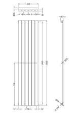 Vertical Single Panel 1500 x 354mm