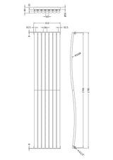 Designer Radiator 1785 x 413mm
