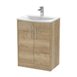 Hudson Reed Juno 600mm Floor Standing Vanity Unit with Basin
