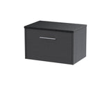 Hudson Reed Juno 600mm Wall Hung Single Drawer Vanity Unit With Laminate Top