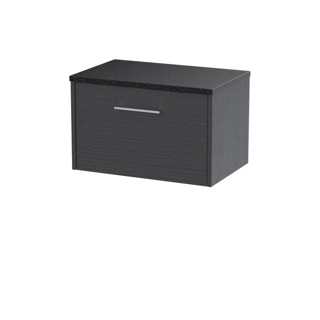 Hudson Reed Juno 600mm Wall Hung Single Drawer Vanity Unit With Laminate Top