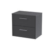 Hudson Reed Juno 600mm Wall Hung 2-Drawer Vanity Unit With Worktop