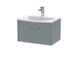 Hudson Reed Juno 600mm Wall Hung Single Drawer Vanity Unit & Basin