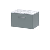 Hudson Reed Juno 600mm Wall Hung Single Drawer Vanity Unit With Laminate Worktop