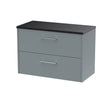 Hudson Reed Juno 800mm Wall Hung 2-Drawer Vanity Unit With Laminate Top