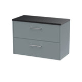 Hudson Reed Juno 800mm Wall Hung 2-Drawer Vanity Unit With Laminate Top