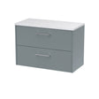 Hudson Reed Juno 800mm Wall Hung 2-Drawer Vanity Unit With Laminate Top