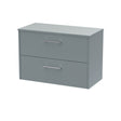 Hudson Reed Juno 800mm Wall Hung 2-Drawer Vanity Unit With Worktop