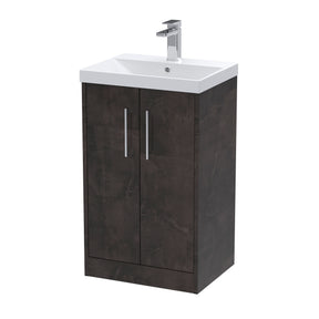 Hudson Reed Juno 500mm Floor Standing 2 Door Vanity Basin Unit