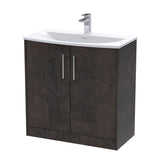 Hudson Reed Juno 800mm Floor Standing Vanity Unit With Basin
