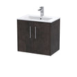 Hudson Reed Juno 600mm Wall Hung 2 Door Vanity Basin Unit