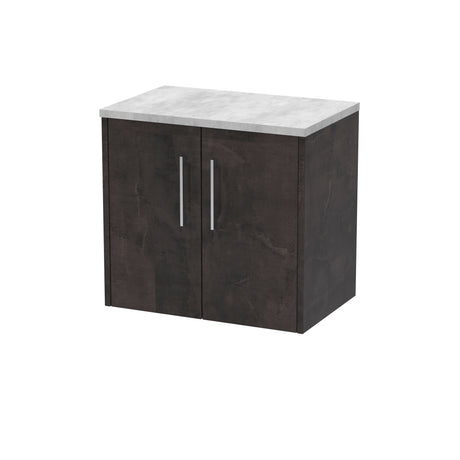 Hudson Reed Juno 600mm 2 Door Wall Hung Vanity Unit With Laminate Worktop