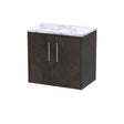 Hudson Reed Juno 600mm Wall Hung 2-Door Vanity Unit With Laminate Worktop
