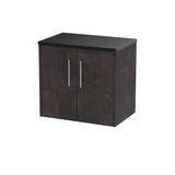Hudson Reed Juno 600mm Wall Hung 2 Door Vanity Unit With Laminate Worktop