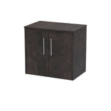 Hudson Reed Juno 600mm Metallic Slate Wall Hung Vanity Unit With Worktop