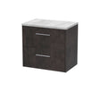 Hudson Reed Juno 600mm Wall Hung 2 Drawer Vanity Unit With Laminate Worktop