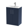 Hudson Reed Juno 600mm Floor Standing 2-Door Vanity & Basin