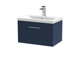 Hudson Reed Juno 600mm Wall Hung Single Drawer Vanity & Basin With Soft Close Drawers