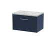 Hudson Reed Juno 600mm Wall Hung Single Drawer Vanity Unit With Laminate Worktop