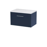 Hudson Reed Juno 600mm Wall Hung Single Drawer Vanity Unit With Laminate Worktop