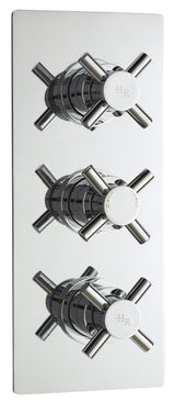 Tec Crosshead Triple Thermostatic Shower Valve