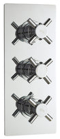 Tec Crosshead Triple Thermostatic Shower Valve
