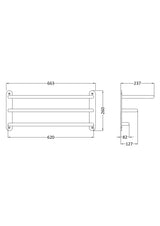 3 Tier Towel Rack