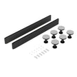 Hudson Reed 700-900mm Square & Rectangular Tray Leg Set With Plinth, Legs, Clips & Screws
