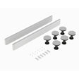 Hudson Reed 700-900mm Square & Rectangular Leg Set Including Plinth, Legs, Clips & Screws
