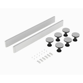 Hudson Reed 700-900mm Square & Rectangular Leg Set Including Plinth, Legs, Clips & Screws