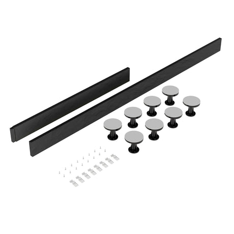 Hudson Reed 1100-1200mm Rectangular Shower Tray Leg Set With Plinth, Legs, Clips & Screws