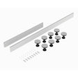 Hudson Reed 1100-1200mm Rectangular Tray Leg Set With Plinth, Legs, Clips & Screws