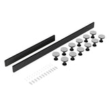 Hudson Reed 1300-1800mm Rectangular & Walk In Tray Leg Set With Grey Slate Plinth